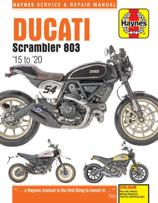 Cover image for 9781785214660 - Ducati Scrambler 803 (15 - 20) Haynes Repair Manual