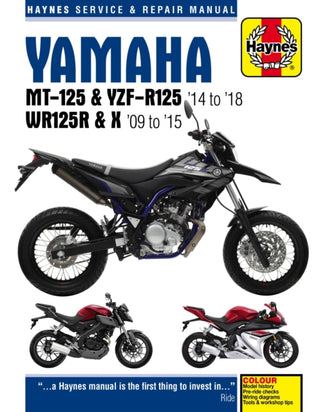 Supplemental image for 9781785214967 - Yamaha MT-125 & YZF-R125 (14-18), WR125R/X (09-15)