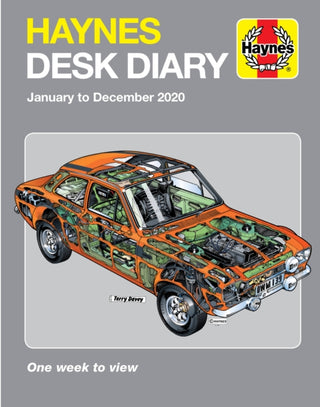 Cover image for 9781785216527 - Haynes 2020 Desk Diary