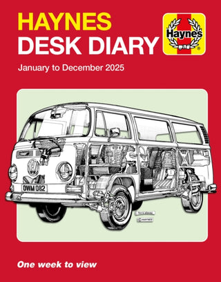 Cover image for 9781785218668 - Haynes 2025 Desk Diary