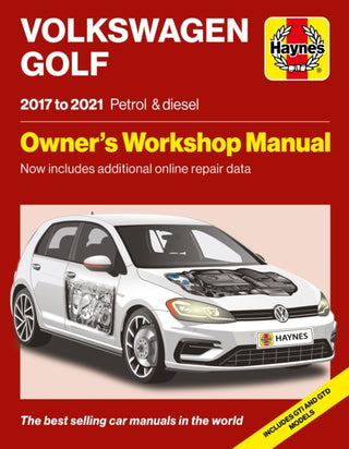 Cover image for 9781785219238 - Volkswagen Golf 2017 to 2021 Petrol & Diesel