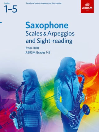Supplemental image for 9781786010322 - Saxophone Scales & Arpeggios and Sight-Reading, ABRSM Grades 1-5