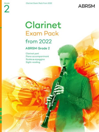 Cover image for 9781786013996 - Clarinet Exam Pack from 2022, ABRSM Grade 2
