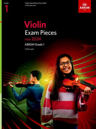 Cover image for 9781786015433 - Violin Exam Pieces from 2024, ABRSM Grade 1, Violin Part