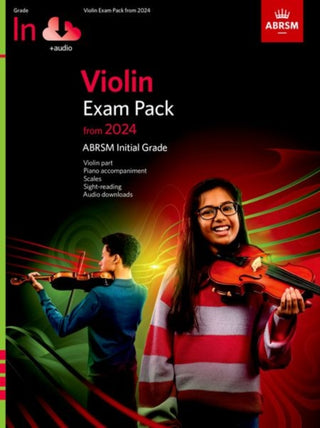 Cover image for 9781786015648 - Violin Exam Pack from 2024, Initial Grade