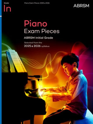 Cover image for 9781786016058 - Piano Exam Pieces 2025 & 2026, ABRSM Initial Grade