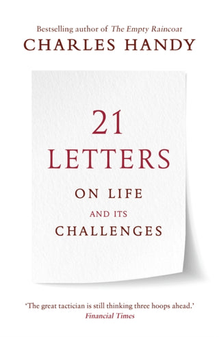 Supplemental image for 9781786090973 - 21 Letters on Life and Its Challenges