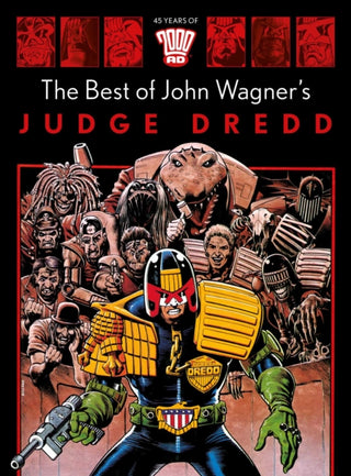 Cover image for 9781786184986 - The Best of John Wagner's Judge Dredd