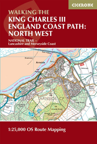 Cover image for 9781786310415 - Walking the King Charles III England Coast Path: North West - Lancashire and Merseyside Map Booklet