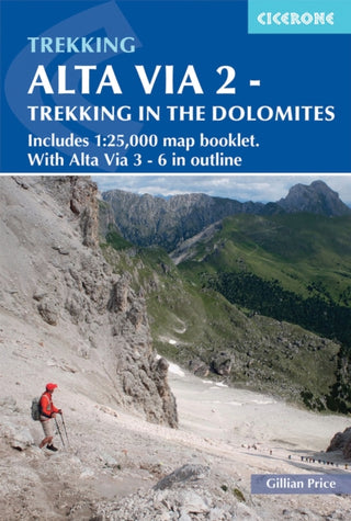 Cover image for 9781786310972 - Alta Via 2 - Trekking in the Dolomites