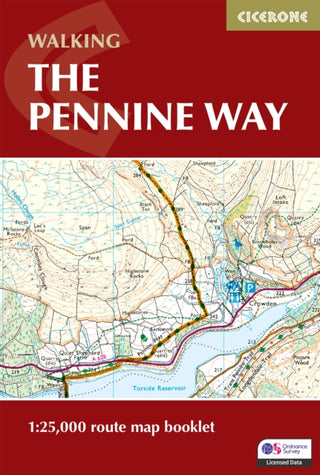 Cover image for 9781786311412 - Walking the Pennine Way Map Booklet