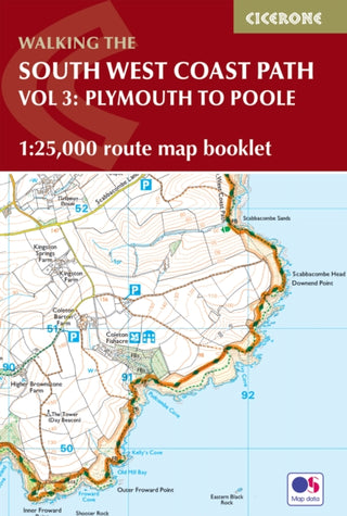 Cover image for 9781786312006 - South West Coast Path Map Booklet - Vol 3: Plymouth to Poole
