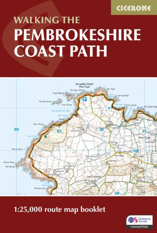 Cover image for 9781786312099 - Pembrokeshire Coast Path Map Booklet
