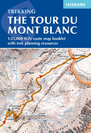 Cover image for 9781786312297 - Tour du Mont Blanc Map Booklet