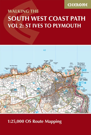 Cover image for 9781786312785 - South West Coast Path Map Booklet - Vol 2: St Ives to Plymouth