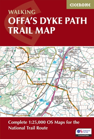 Cover image for 9781786312808 - Offa's Dyke Path Trail Map
