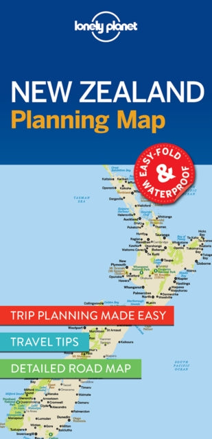 Cover image for 9781786579041 - Lonely Planet New Zealand Planning Map