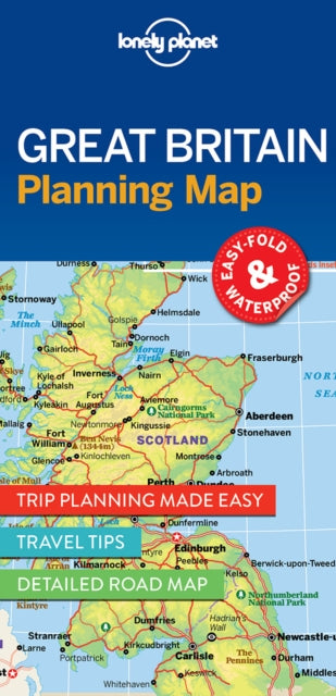 Cover image for 9781786579058 - Lonely Planet Great Britain Planning Map