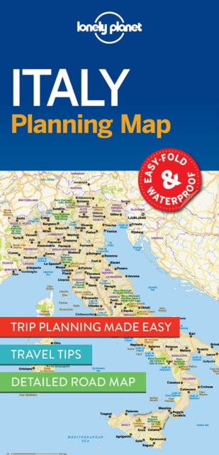 Cover image for 9781786579072 - Lonely Planet Italy Planning Map