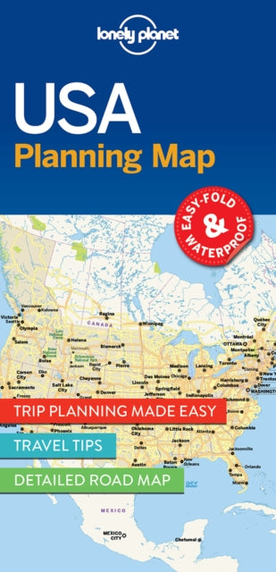 Cover image for 9781786579096 - Lonely Planet USA Planning Map