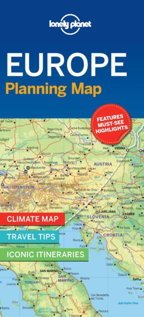 Supplemental image for 9781786579102 - Lonely Planet Europe Planning Map