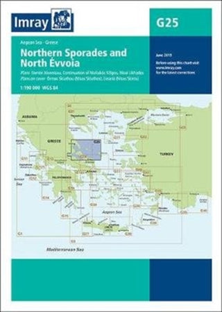 Cover image for 9781786791184 - Imray Chart G25