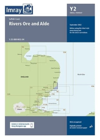 Cover image for 9781786794222 - Imray Chart Y2