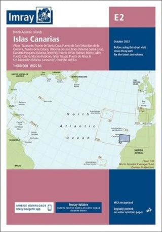 Cover image for 9781786794284 - Imray Chart E2
