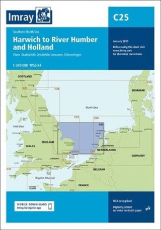 Cover image for 9781786794635 - Imray Chart C25