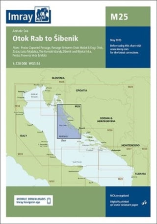 Cover image for 9781786794956 - M25 Otok Rab to Sibenik
