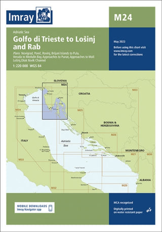 Cover image for 9781786795076 - M24 Golfo di Trieste to Lošinj and Rab