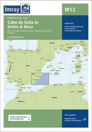 Cover image for 9781786795120 - M12 Cabo de Gata to Denia and Ibiza