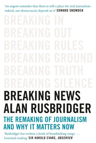 Cover image for 9781786890962 - Breaking News