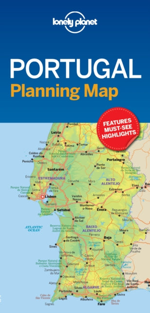 Cover image for 9781787014534 - Lonely Planet Portugal Planning Map