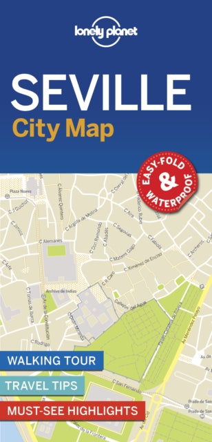 Cover image for 9781787014596 - Lonely Planet Seville City Map