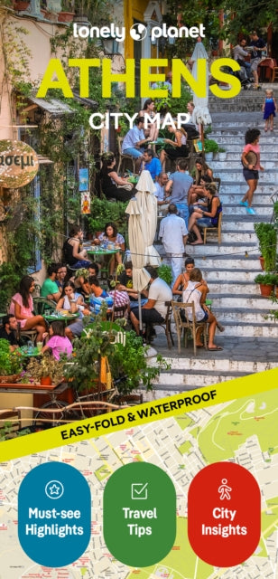Supplemental image for 9781787015241 - Lonely Planet Athens City Map