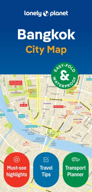 Supplemental image for 9781787015272 - Lonely Planet Bangkok City Map