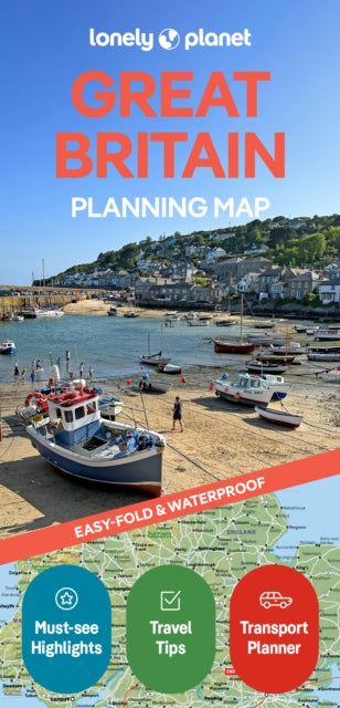 Cover image for 9781787015722 - Lonely Planet Great Britain Planning Map