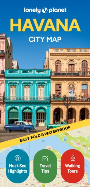 Cover image for 9781787015753 - Lonely Planet Havana City Map