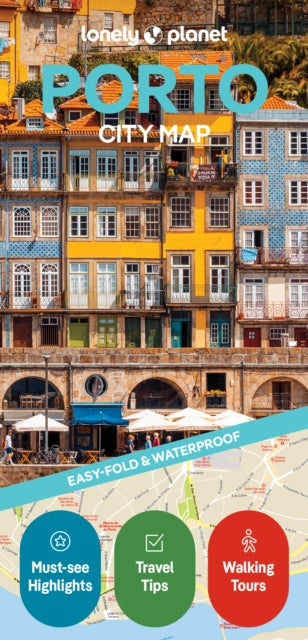 Supplemental image for 9781787016293 - Lonely Planet Porto City Map