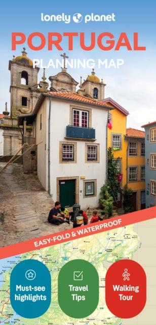 Cover image for 9781787016309 - Lonely Planet Portugal Planning Map
