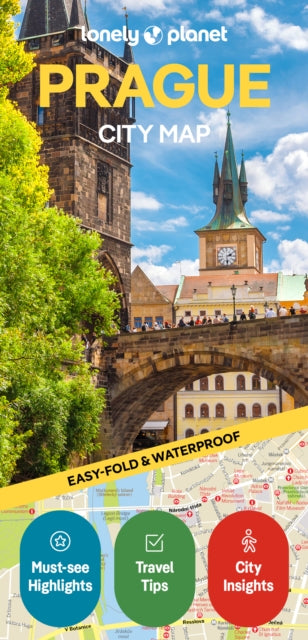 Cover image for 9781787016323 - Lonely Planet Prague City Map