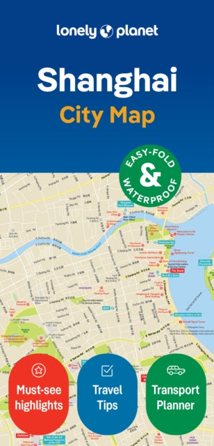 Cover image for 9781787016477 - Lonely Planet Shanghai City Map