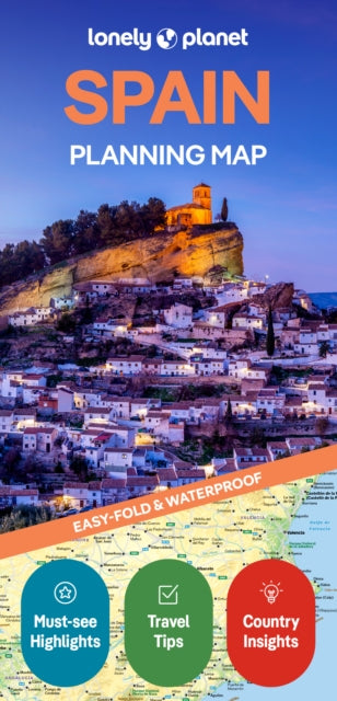 Supplemental image for 9781787016583 - Lonely Planet Spain Planning Map