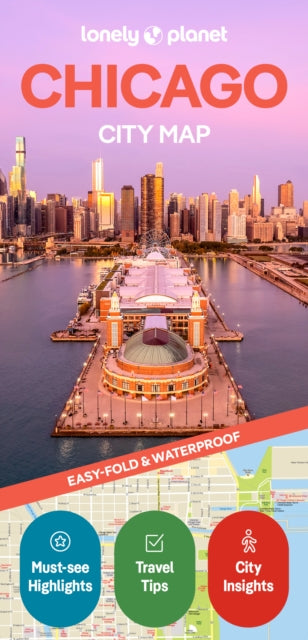 Supplemental image for 9781787016750 - Lonely Planet Chicago City Map