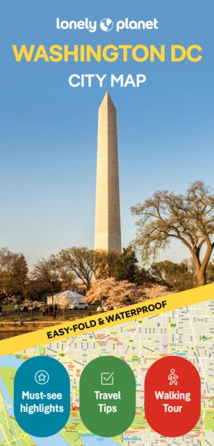 Cover image for 9781787016859 - Lonely Planet Washington DC City Map