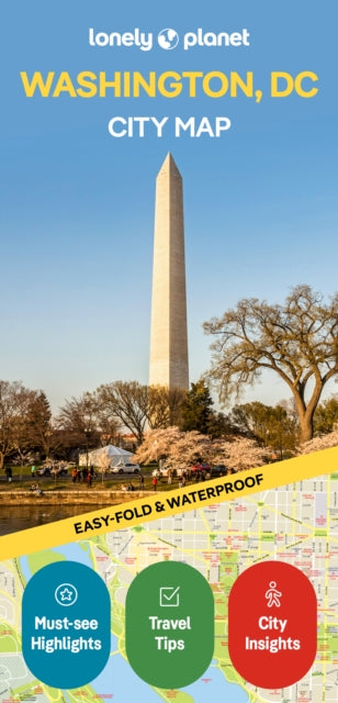 Cover image for 9781787016859 - Lonely Planet Washington DC City Map
