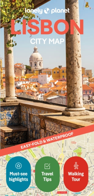 Cover image for 9781787017054 - Lonely Planet Lisbon City Map