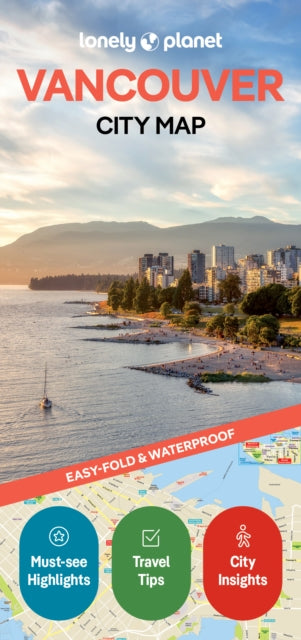 Cover image for 9781787017900 - Lonely Planet Vancouver City Map