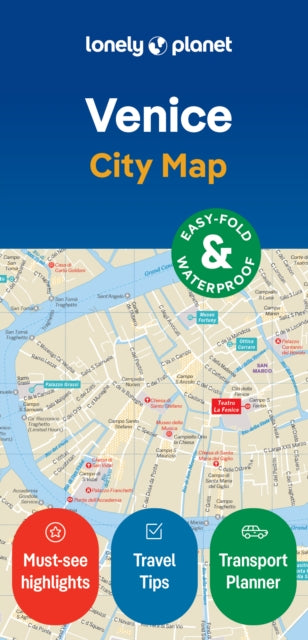 Cover image for 9781787017917 - Lonely Planet Venice City Map